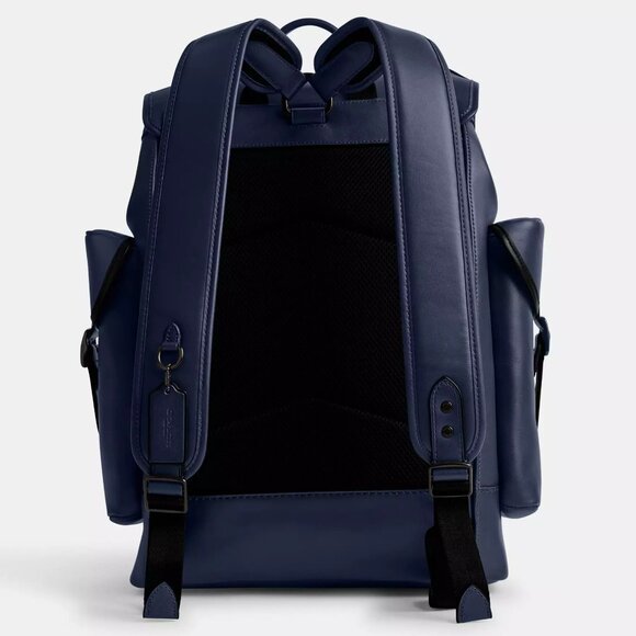 🥰 Coach Hitch Backpack Deep Blue - Picture 3 of 16
